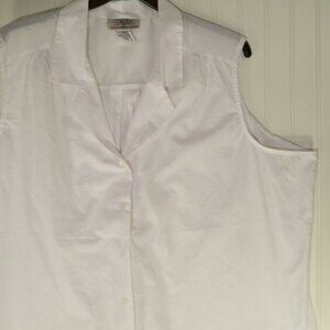 Bridge Gate, White Button Up Shirt/Vest